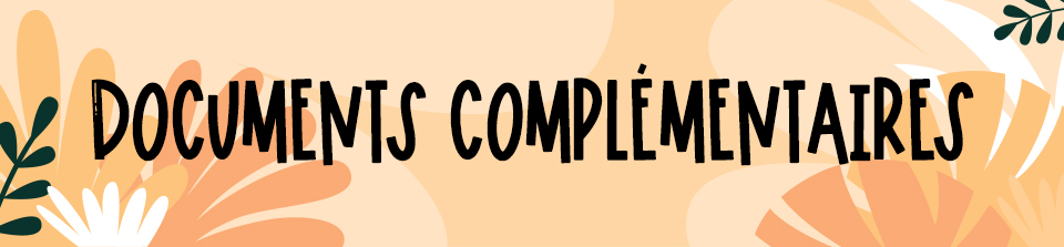 Documents complémentaires